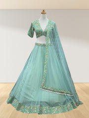 Pastel Green lehenga